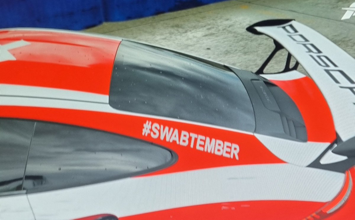 d_edwardsracing's tweet photo. Round 3 of the @PorscheSupercup on @ForzaMotorsport came from a very wet @sebringraceway after the win last time out had the @DKMS_uk car on victory lane we started in p14 & p5
#swabtember https://t.co/F7IByVMgZW #BloodCancerAwarenessMonth https://t.co/N0SUKpaLyX