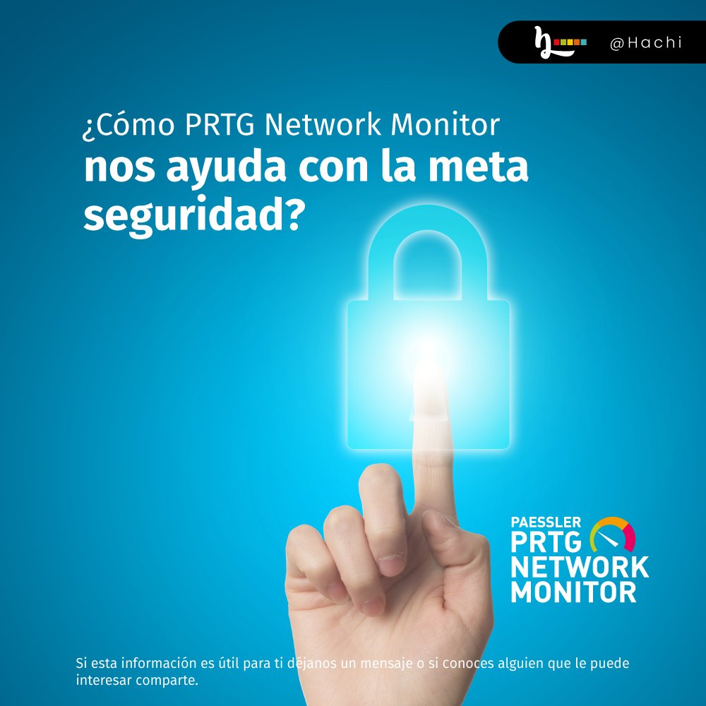 HachiSASco's tweet photo. #PRTG Network Monitor nos ayuda a conocer de manera anticipada que nuestra seguridad cuenta con una salud adecuada y que está alerta a cualquier ataque.  
 
Paessler AG + Hachi

#security #metaseguridad #monitoreo #ti  #network #ciberseguridad https://t.co/YZSnZLIm3C