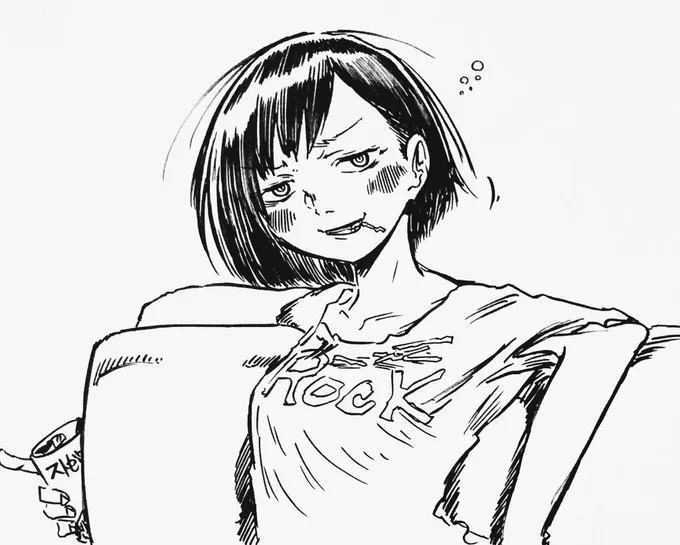 台風の音でふと目が覚めた。
こんな時はおねえに晩酌でも付き合ってもらうぜ…
#僕ヤバ 