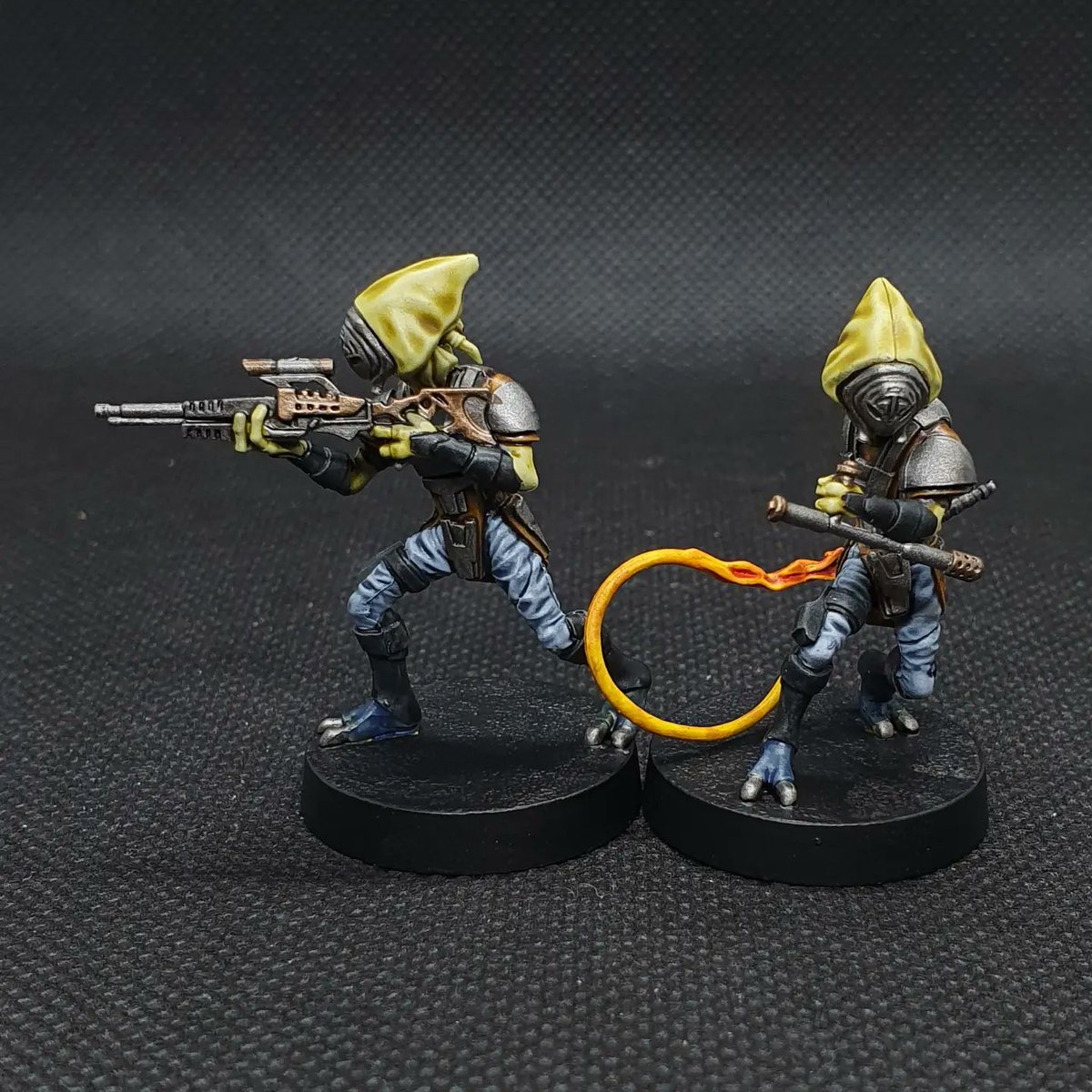 RobertJTemple's tweet photo. Star Wars Legion. Pyke Syndicate. And that ends the Shadow Collective done for a friend. I've always liked the design of the Pykes. #starwarslegion #starwars #shadowcollective #pykesyndicate #miniaturepainting #miniatures #boardgames https://t.co/WuKAMUG7ZY