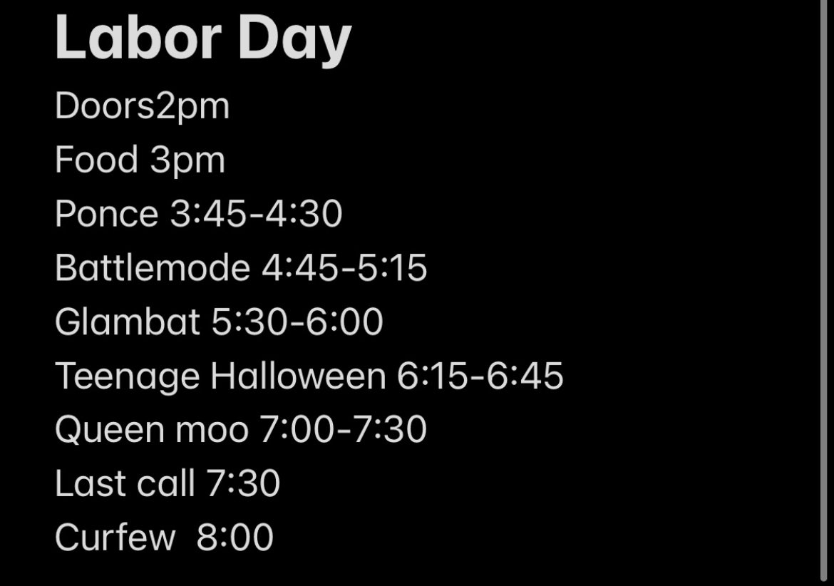Do you like beer? Do you like pizza? Music? Great! We open at 2pm for the LABOR DAY party of the year. See you later! 🍻