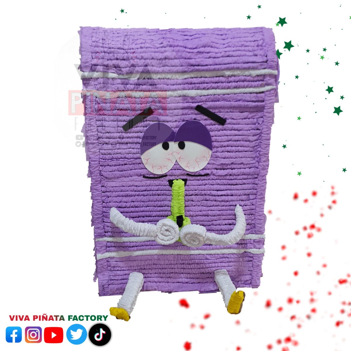 VivaPinataFac's tweet photo. 🇲🇽🪅 #Piñata #toallin #southpark #VivaPiñataFactory
#PiñataMexicana #fiestaspatrias2022
Ya iniciaron las festividades de cierre de año y Toallin lo sabe 🇲🇽 https://t.co/GHX0xqLP4C