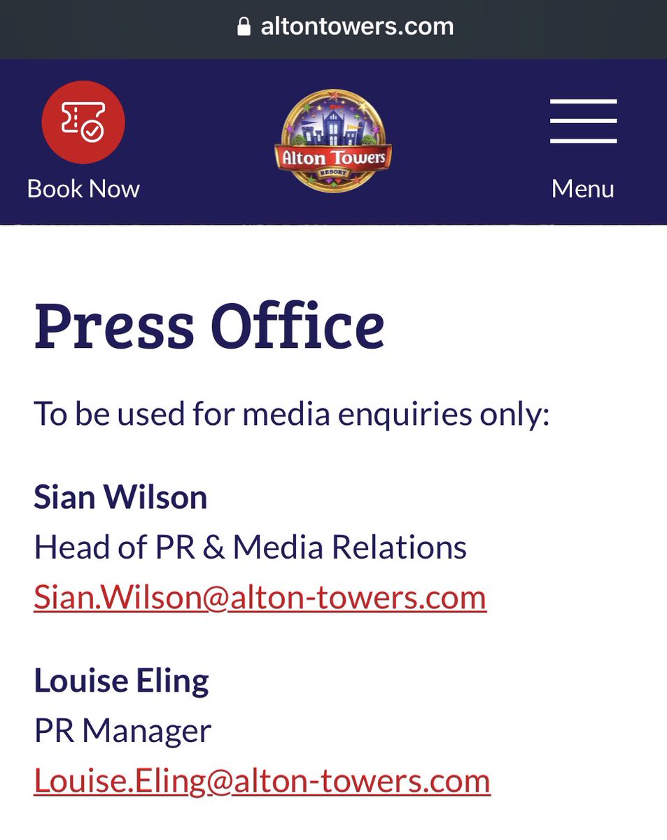samdownie's tweet photo. @DrMBotha @AnnMemmott @altontowers Contact the press media office and let’s tell #AltonTowers and @MerlinEntsNews #MerlinEntertainment are breaching data protection legislation in health data and will be referred to tbe @ICOnews who will fine them. Also if health data is seen by third arty contact @actionfrauduk https://t.co/3zDvNrZExK
