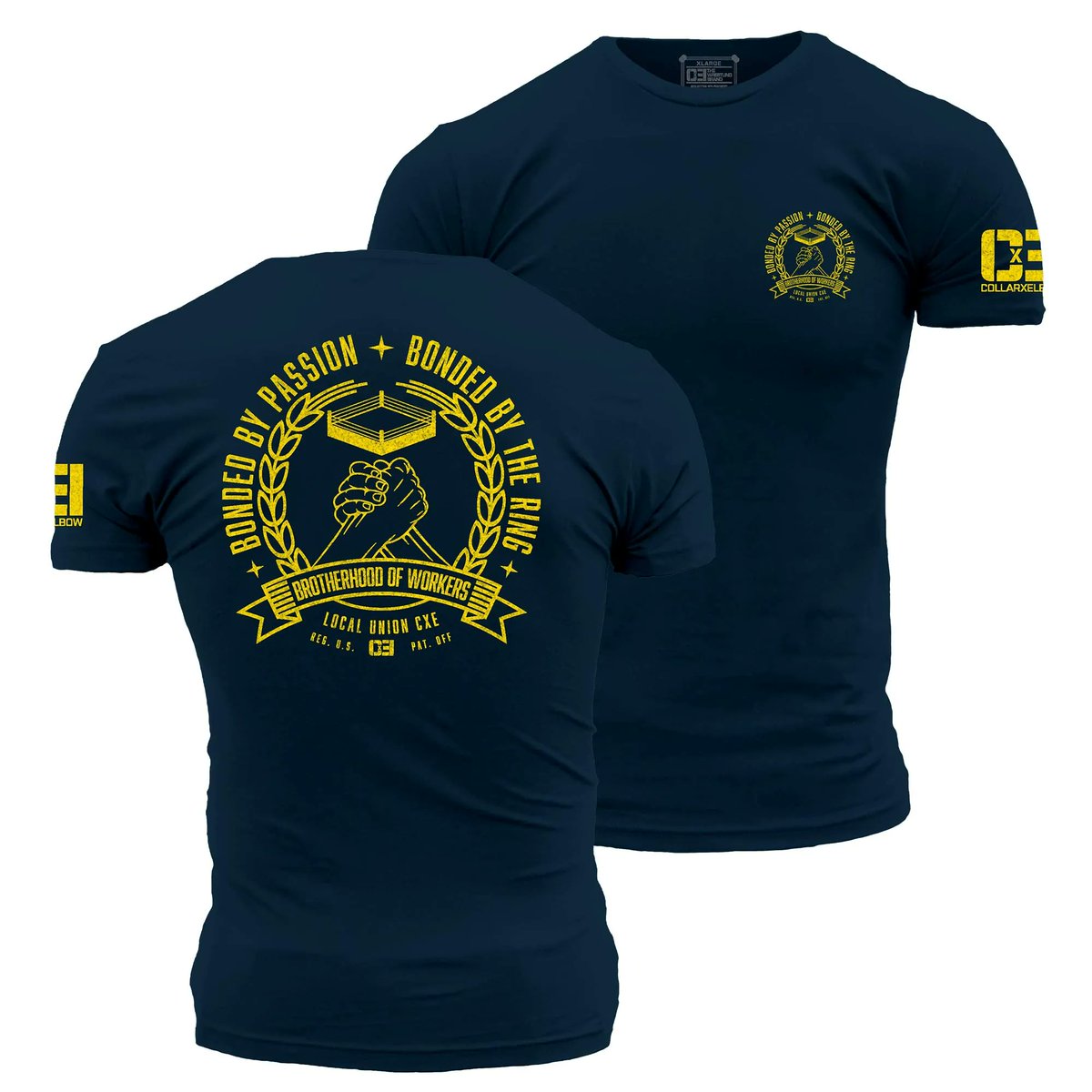 COLLARxELBOW's tweet photo. π¨NEW SHIRT ALERTπ¨
The new Brotherhood shirt is available right now! Hmmmm, that 20% off sale is still going too, huh?
https://t.co/anGGvD5sAm
#CxE #Wrasslin #COLLARxELBOW #SupportYourLocalWrestler https://t.co/wLNtQZF3gH
