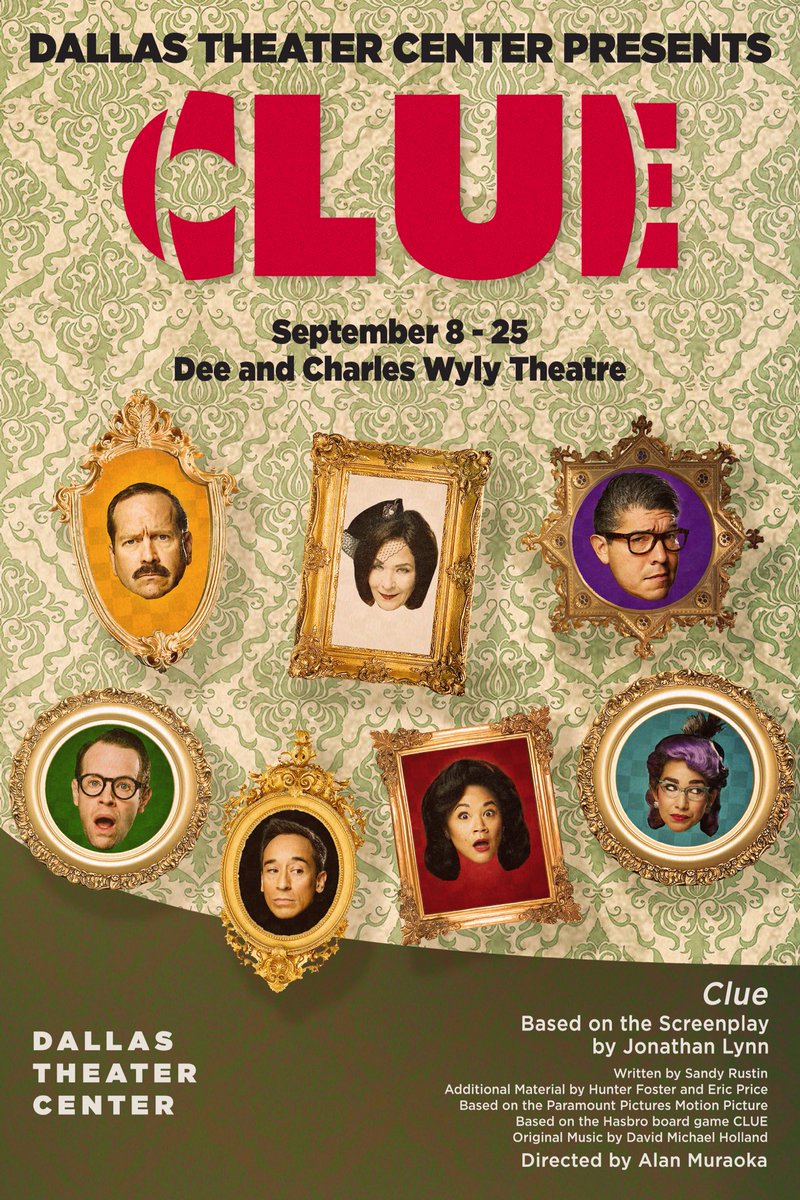 Let the games begin 🔍 Clue begins performances this week! Get your tickets here 👉  bit.ly/3OQmDUK