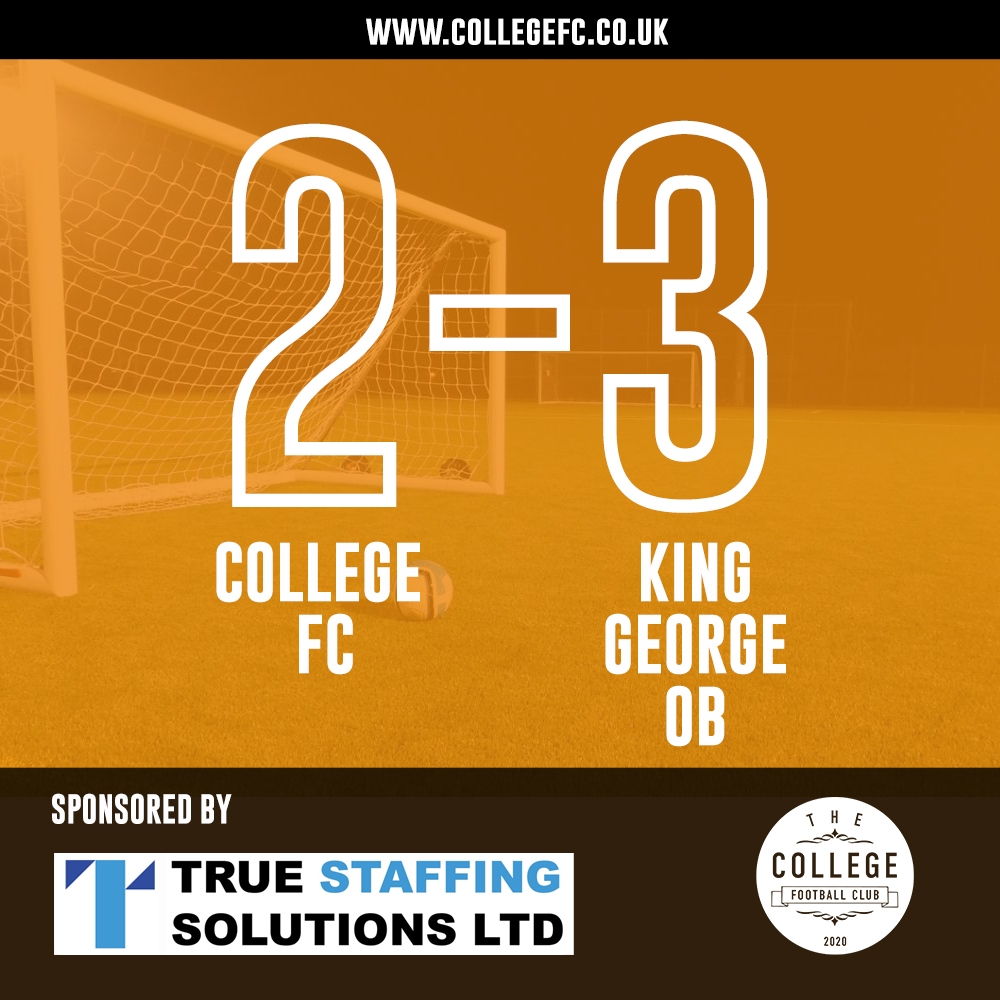 CollegeFC2020's tweet photo. First game of the season yesterday, going down by a single goal to King George OB, with goals by Jordan Payne and Matty Wootton. https://t.co/aSEGqycGmQ https://t.co/8FDRtoslFY