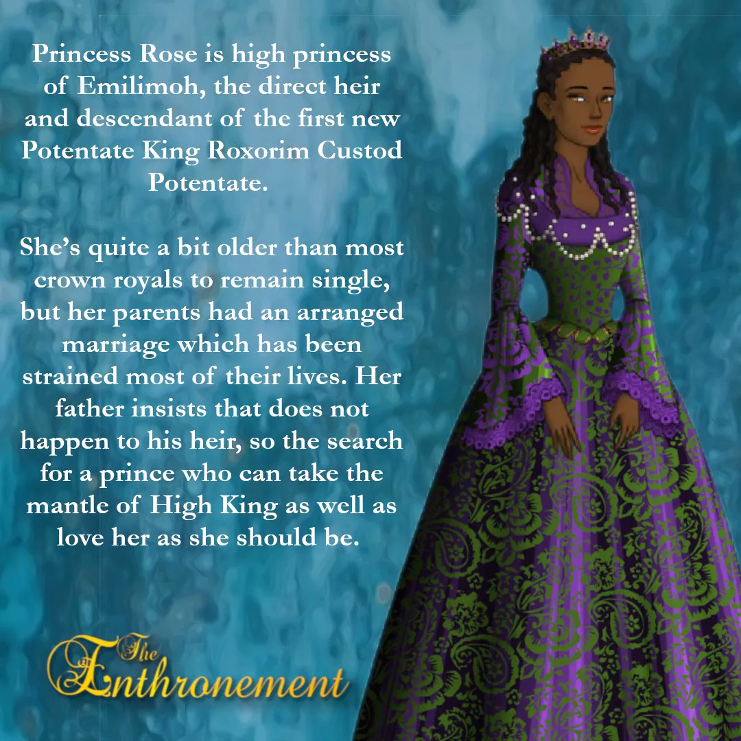 CharityMaeWrits's tweet photo. #characterdesign Meet Princess Rose 1/50 in #theenthronementseries
Pre-Order: https://t.co/Tc9dg05Z8D 
#characterfeature #princesses #yabooks #yafanatasy #yafantasyromance https://t.co/McNaWlEERY