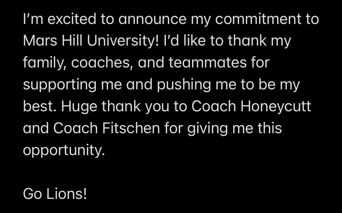 Committed!! <a href="/MHUBaseball/">Mars Hill Baseball</a> 
#RollHill