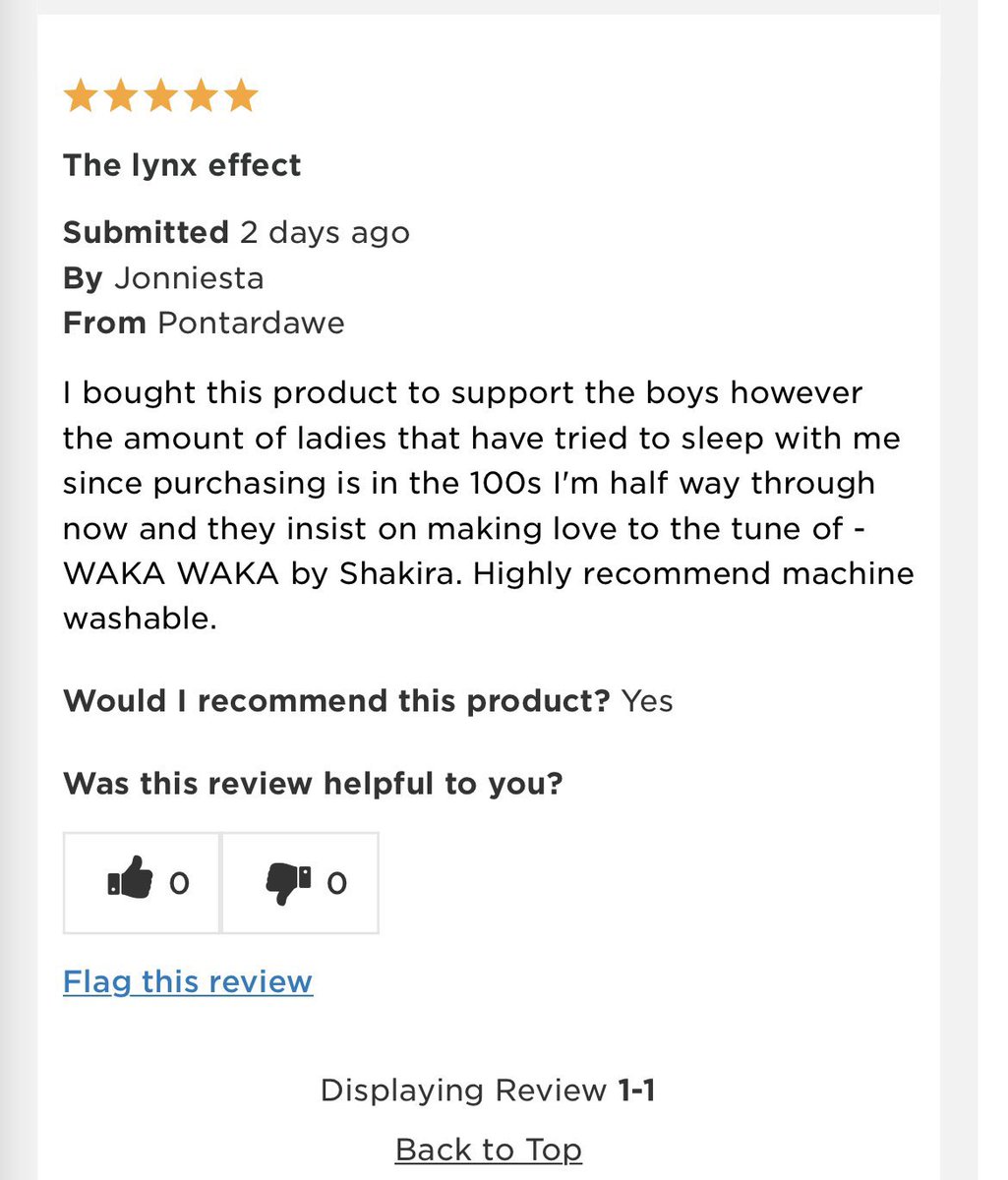 The first review of our new home shirt on JD’s app… 😂