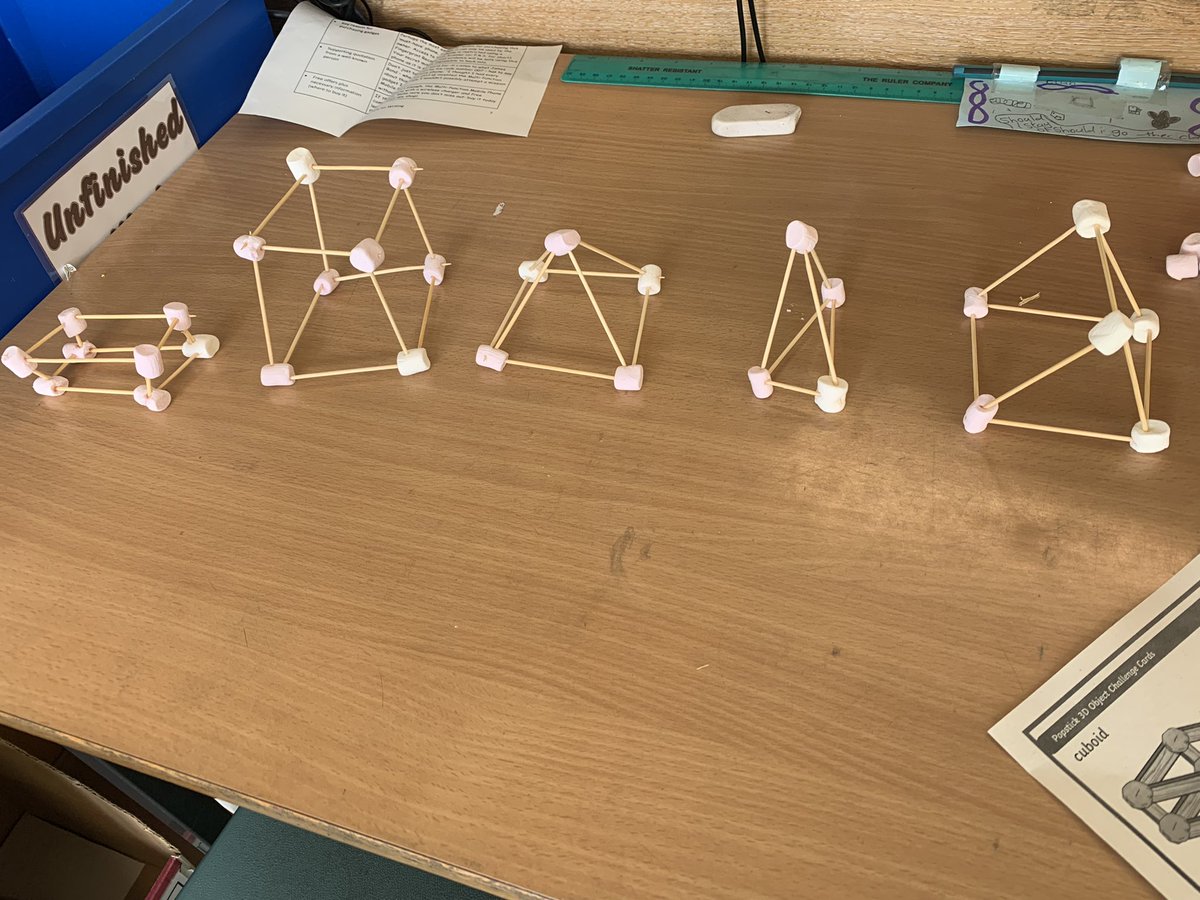 CaitlinRostock's tweet photo. 3D shape work with P6 today. This really helped the children to understand the properties of each 3D shape #maths #shape https://t.co/Q8VAlZDSMx