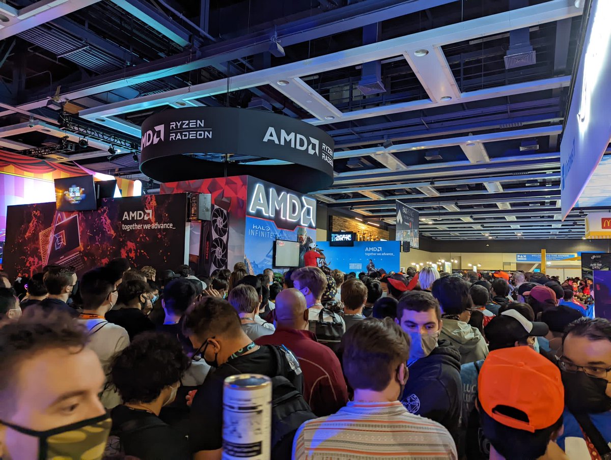 AMDGaming's tweet photo. It's the last day of @PAX West! Come see #AMDatPAX in Booth 617 to check out the best ways to #GameOnAMD, demo #LiesOfP, enter our last call giveaways, and more! https://t.co/L1xb5ZZC8x