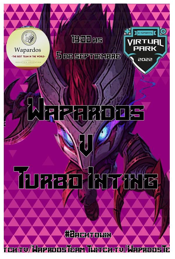 19:00 Arrancan los 16Avos de final del Qualy 2 Del Virtual Park Tournament-LoL 
#WapardosTeam V #TurboInting
#GoBackToWin