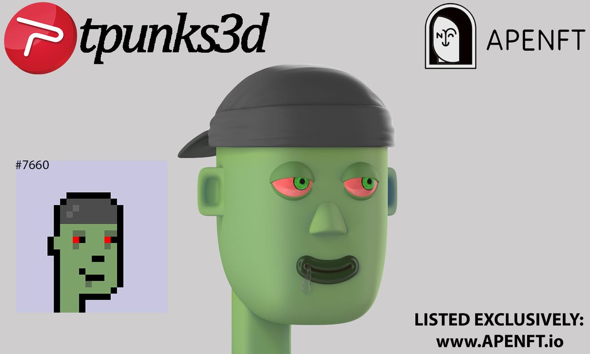 Tpunks3D's tweet photo. Tpunks3d only 500 #TRX "say what" get it on #APENFT 

#7660 👉 https://t.co/IRVAfKa1NO 👈

#NFT #FreeMint #APENFTMktplace #Tpunks #justinsun #NFTs #TRONICS #TronNetwork #USDD #TRON #wTRX #TRX https://t.co/01q4KMlADQ