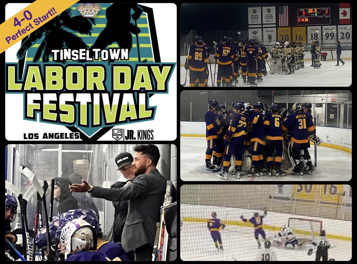 JrKings16AAA's tweet photo. UNDEFEATED… strong start to the season!! Congrats to the boys, and special thanks to the coaches for having them focused and ready! #hardworkSTILLpaysoff 😉 @JrKings06 @JrKingsHockey @_Neutral_Zone @MYHockeyRanking @ProspectsWest @hockeyscouting https://t.co/i6pcNQ5unk