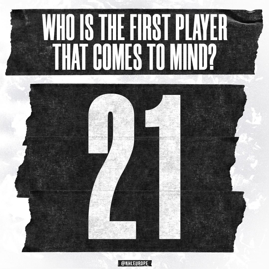 NHL's tweet photo. Who's the top No. 2️⃣1️⃣ in your mind?

(via IG/nhleurope) https://t.co/QbBxXvx8KY