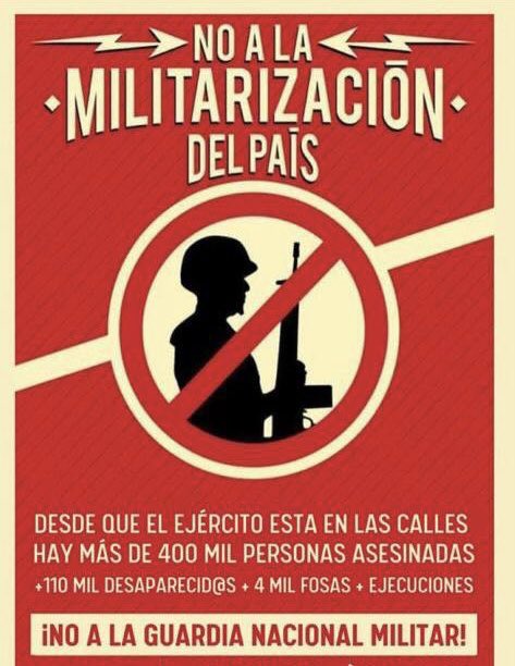 vrosasm1's tweet photo. #ResistenciaFeminista #NoALaMilitarizacion no permitamos que se militarice al país https://t.co/cublZm1ABC