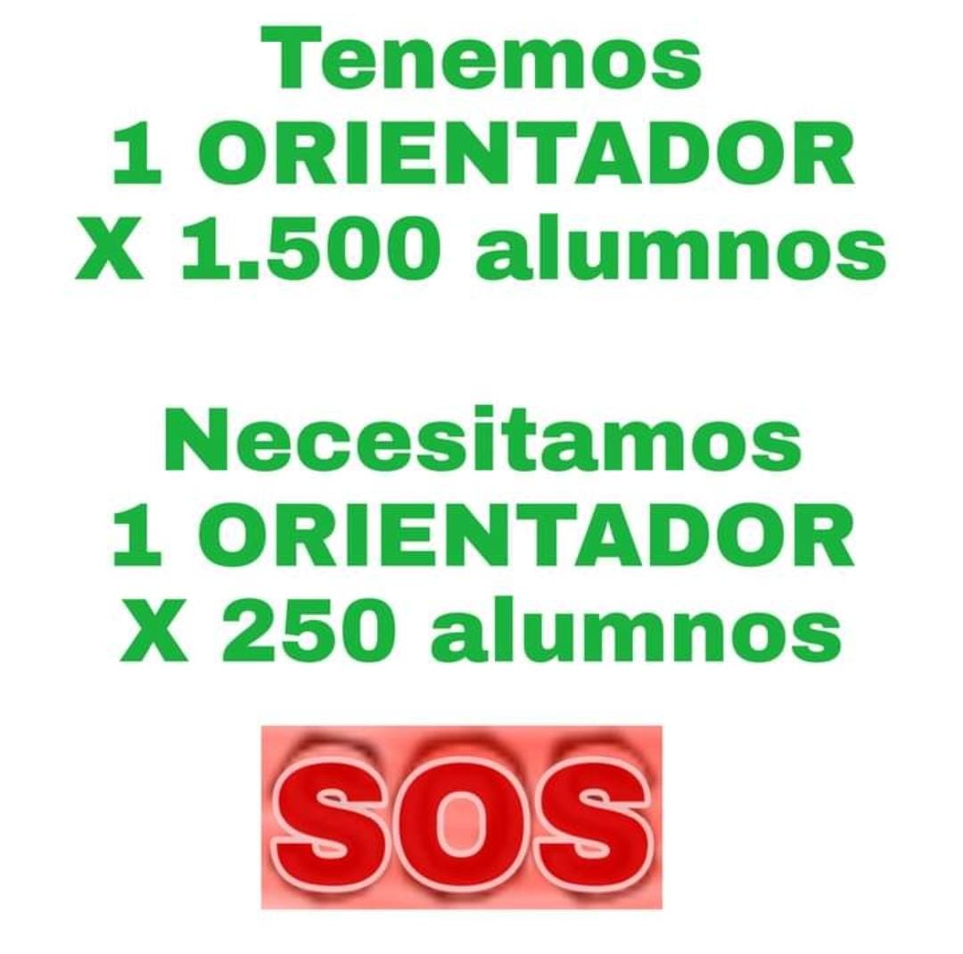 <a href="/Patricia_Pozo_/">Patricia del Pozo</a> Espero que la orientación en los centros educativos sea uno de los temas a tratar, los orientadores/as desbordados. SOS ORIENTACIÓN 🚨🚨 BAJADA DE RATIO 🚨🚨 
1 ORIENTADOR POR CENTRO EDUCATIVO 🚨🚨