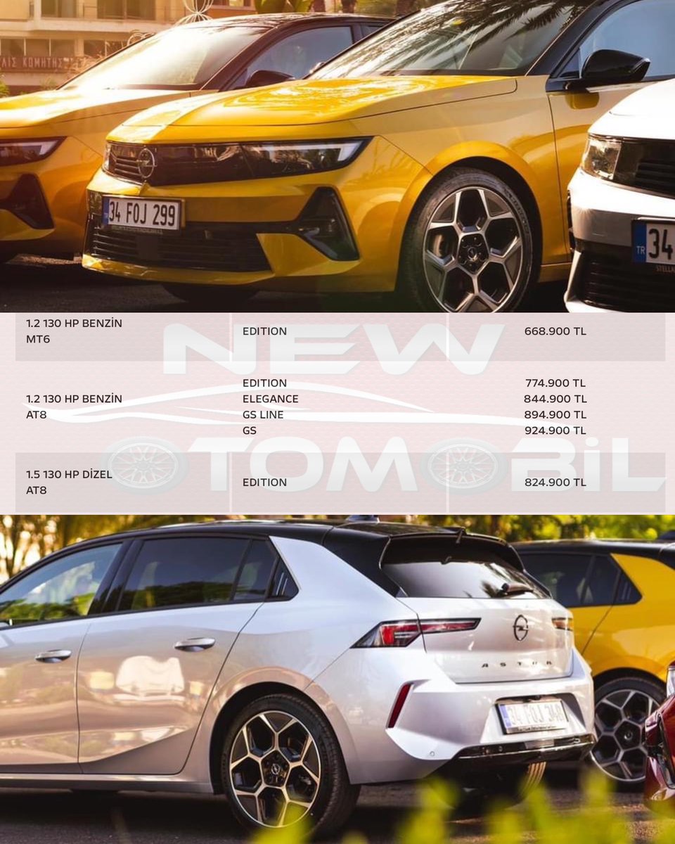 newotomobil's tweet photo. Yeni Opel Astra'nın Türkiye fiyatları açıklandı...
#opel #astra
#opelastra
#newopelastra
#opelastra2023
#opelastra2022
#astra2023 #astral
#opelastral
#astra2022 https://t.co/uBoM9Wc8KP