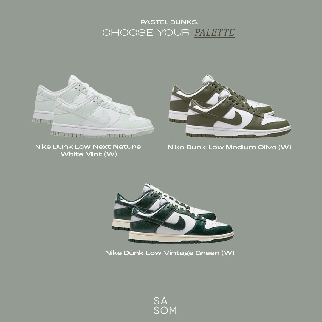 sasom_official's tweet photo. Pastel Dunks,
รวมรุ่นสีพาสเทล ที่น่ารักจนใจเจ็บ
ช้อปเลย ที่ SASOM (สะสม)
ดาวน์โหลดแอปวันนี้ รับโค้ดส่วนลดเพิ่ม🔥