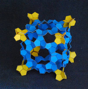 AlbertPCarpent1's tweet photo. 4 examples of crinkled polyhedra based on the Archimedean solids. components: pentagons. #geometry #polyhedra #math #maths #mathematics #structuralgeometry #STEM #STEAM https://t.co/UizJbsTu2Z