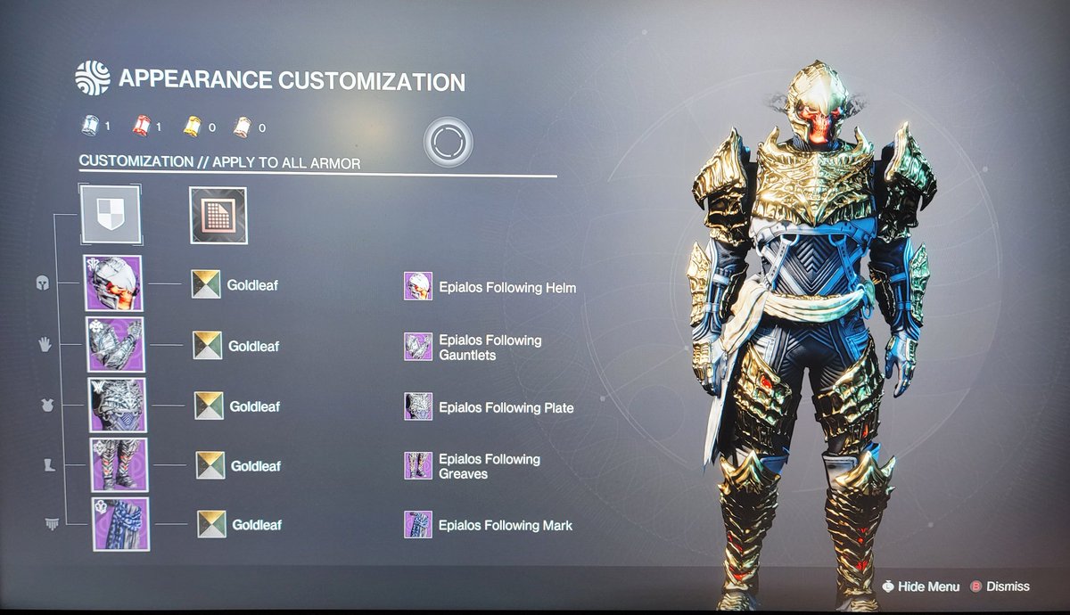 sNsMasterChief1's tweet photo. #GoldForSeptember #fuckcancer 
All gold, All September, All characters.
@DestinyTheGame @AgapeClan https://t.co/y9WyrIb1j9