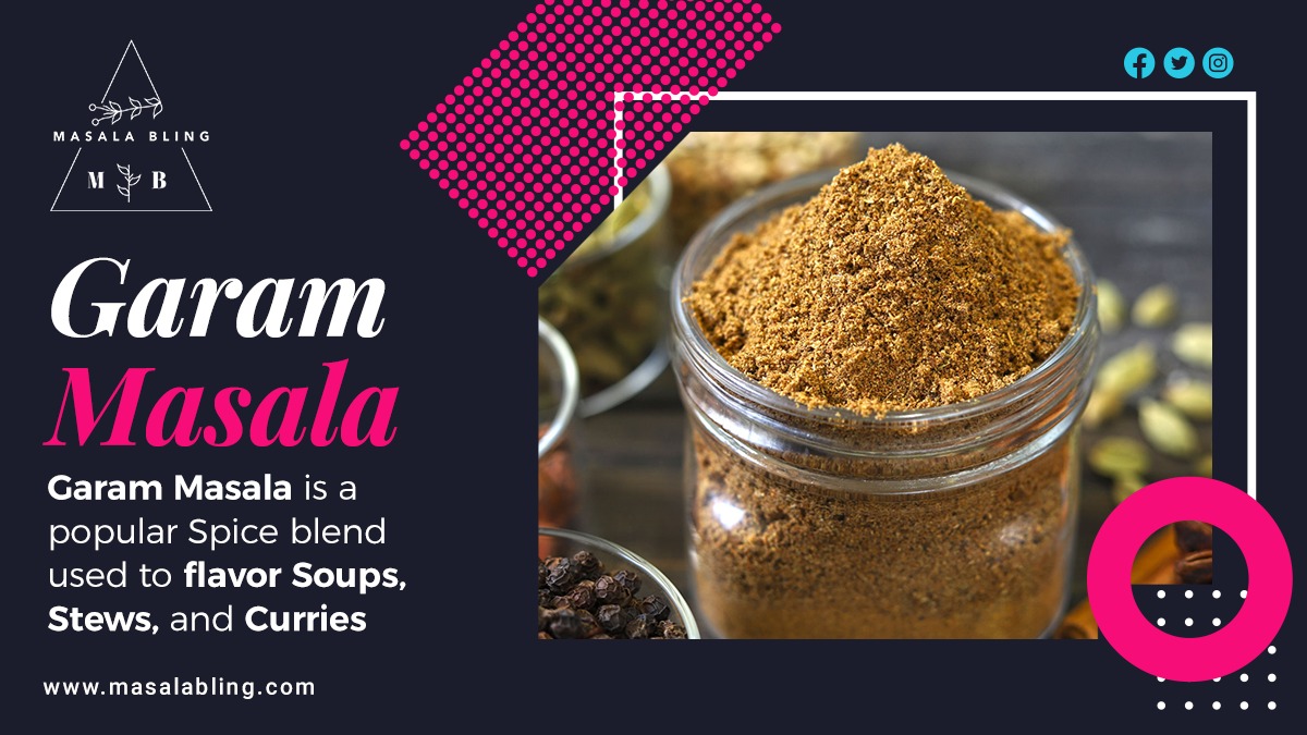 Whole spices of cinnamon, mace, peppercorns, coriander seeds, cumin seeds, and cardamon pods are toasted in a pan to release their aromatic flavors, then ground to a powder makes Garam Masala 

#garammasala #spiceslover #foodadventures #herbsandspices #instafood #foodieheaven