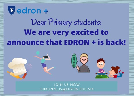 TheEdronAcademy's tweet photo. Join our afterschool clubs.
Únete a nuestros clubes afterschool.
#EdronPlus #Primary https://t.co/gxyrS0YCxc