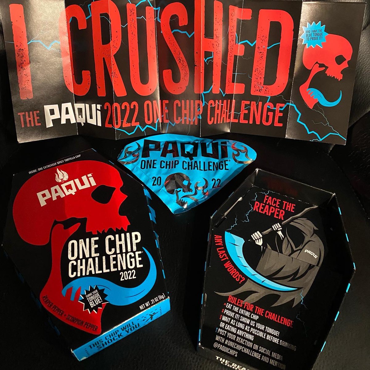 thechillishop's tweet photo. π· Updated shop window today focusing on being the first and only shop in Europe selling the new ONE CHIP CHALLENGE ... the 2022 version turns your tongue BLUE.
Not sold outside USA
Come look at the #shopwindow @merrioncentre
#onechipchallenge #shopwindowdisplay https://t.co/EGnbuEOi7Q