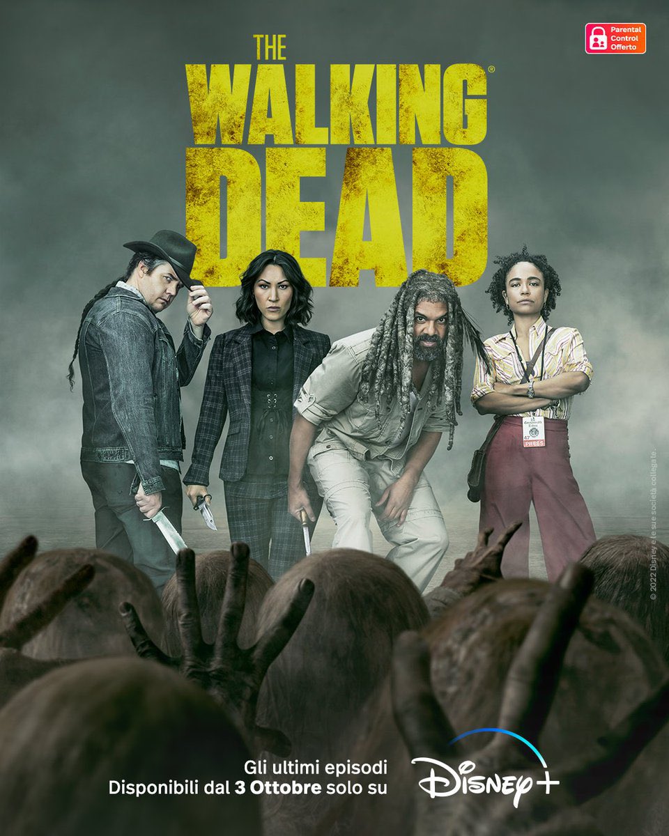 La battaglia finale sta per iniziare. Gli ultimi episodi di The Walking Dead disponibili dal 3 ottobre solo su Disney+ #TheWalkingDead