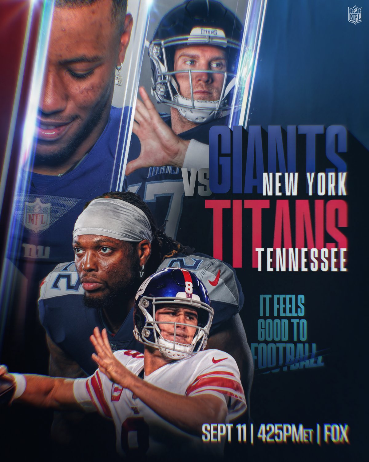 NFL on X: '.@Giants. @Titans. Who's your pick to start 1-0