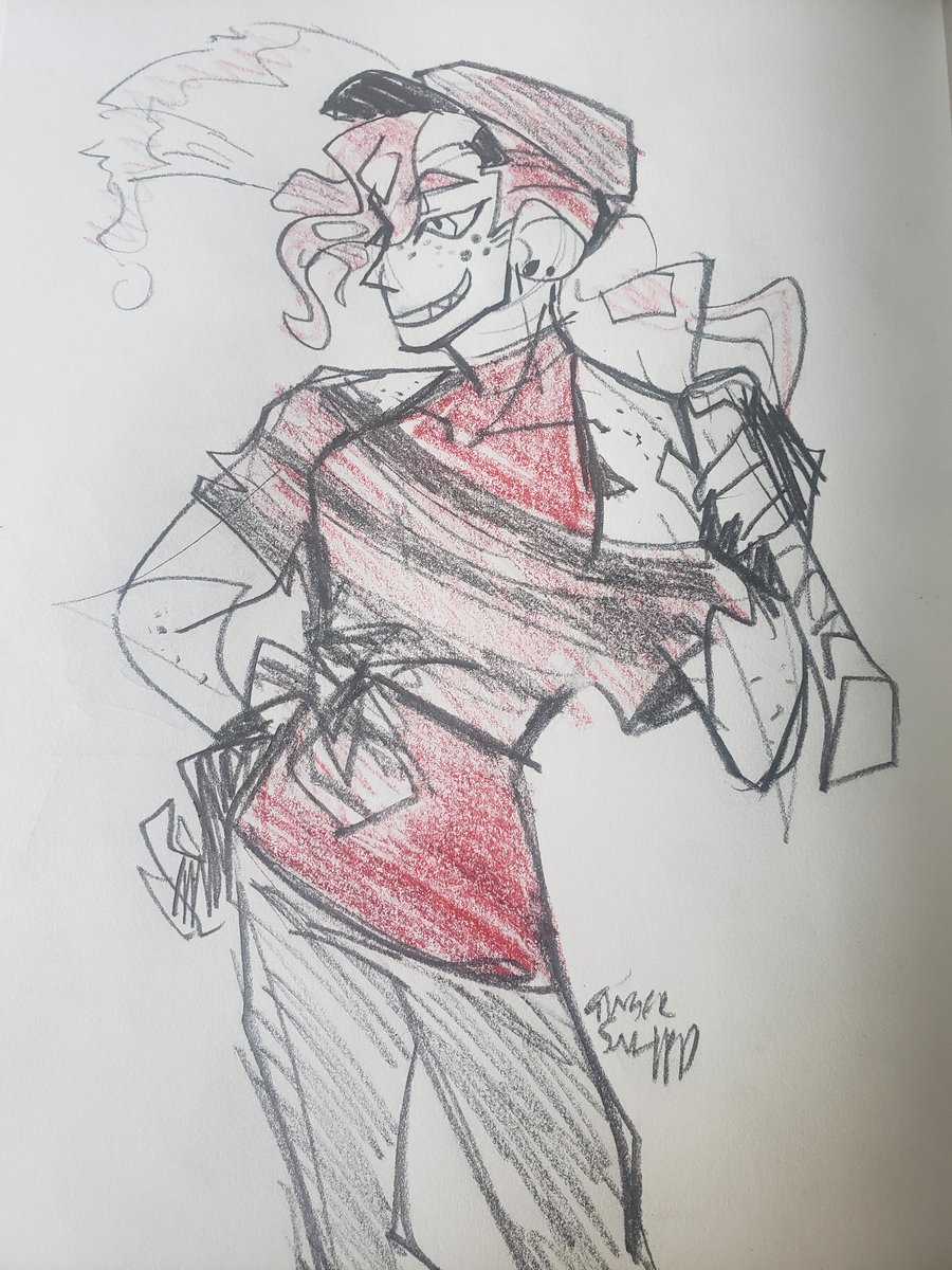 gingersn4pp's tweet photo. Air dropping some art rq and running away bc I'm still off Twitter for a while LOL. #OYHCOMIC saywer, sweet [ S - H ], and dungeon meshi Sona doodles respectively. https://t.co/SfoYSI4tuG