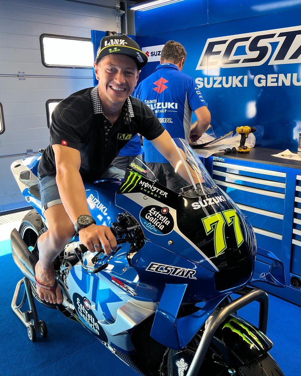 DomiAegerter77's tweet photo. DREAMING 🫣😭 tomorrow I will Test the MotoGP Suzuki Factory Bike @suzukimotogp 💛💙🥰

Thank you for this opportunity and all people involved 🙏 @tenkateracing 
@misanoworldcircuit 

#dream #factory #motogp #rider #test #misano #speechless #nowords #happy #thankyou #team #77 https://t.co/OalCJ5oMjz