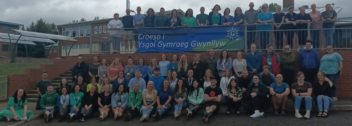 Rydym wir yn edrych ymlaen at eich weld yfory am y tro cyntaf yn Ysgol Gymraeg Gwynllyw. We are looking forward to welcoming you all for the first time at Ysgol Gymraeg Gwynllyw tomorrow. #untîmunteulu