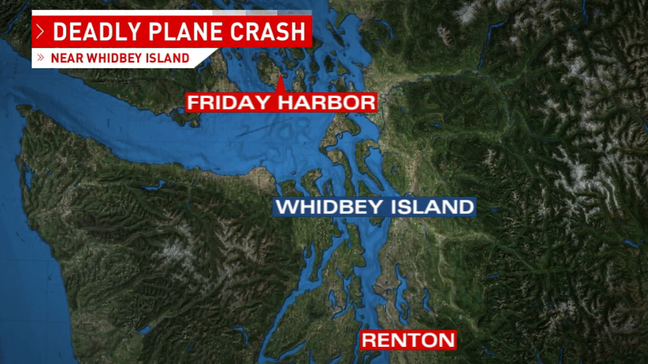 KATVNews's tweet photo. The search for nine people, including one child, has continued Monday after a float plane crashed Sunday afternoon in #MutinyBay, west of #WhidbeyIsland, the @USCG said. https://t.co/O8xh8G5Z7i https://t.co/iQKDQ0wuZC