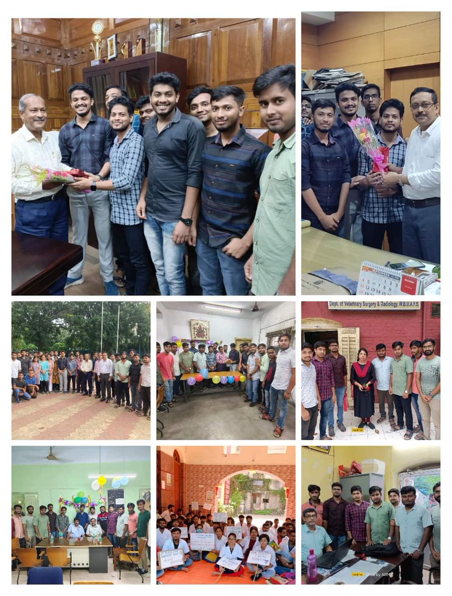 Today's Teachers' Day Program besides our Increase Internship Allowance Movement, Day-21.