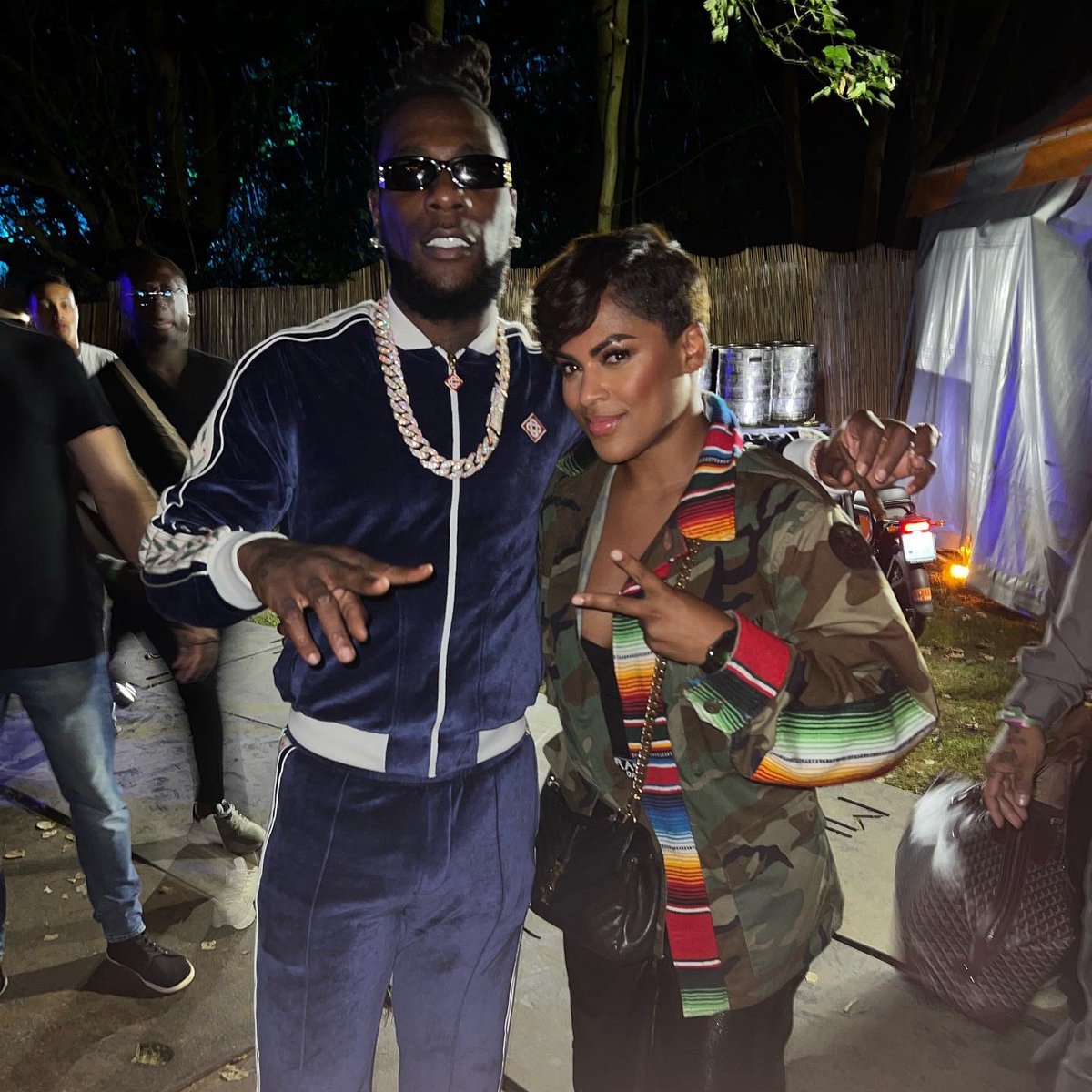 JenCookeMusic's tweet image. Finally met @burnaboy at Reggae Lake Festival in Amsterdam🧡#BurnaBoy #jennifercooke