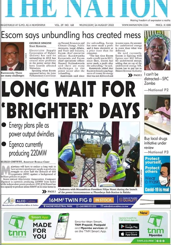 mcbrams's tweet photo. Dear #Malawi, let's accept that what we are seeing are tell-tell signs of a failed state: fuel crisis, intermittent electricity, forex shortages, rampant corruption, a captured &amp; indifferent State. I'd say the country has gone to the dogs. But that would be unfair to the dogs https://t.co/mWoOqSlvZ9