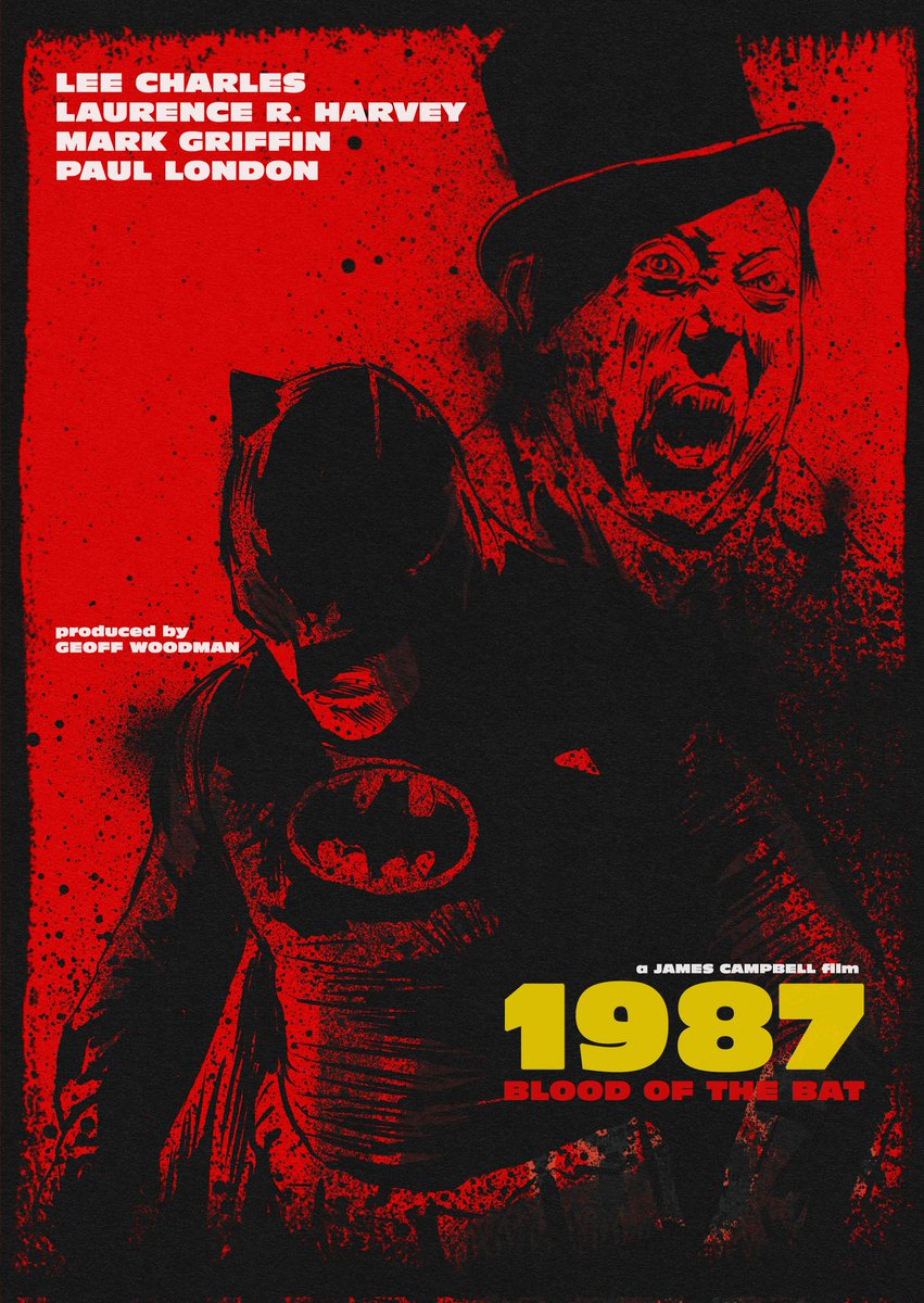 𝟏𝟗𝟖𝟕: 𝐁𝐋𝐎𝐎𝐃 𝐎𝐅 𝐓𝐇𝐄 𝐁𝐀𝐓

Teaser Poster designed by @theseasicksailor 🙌 (yellow variant below)

Crowdfunder and teaser will be dropping later this month 👀🦇🎥🎬

#Batman #Botb1987 #fanfilm #horror #bloodofthebat