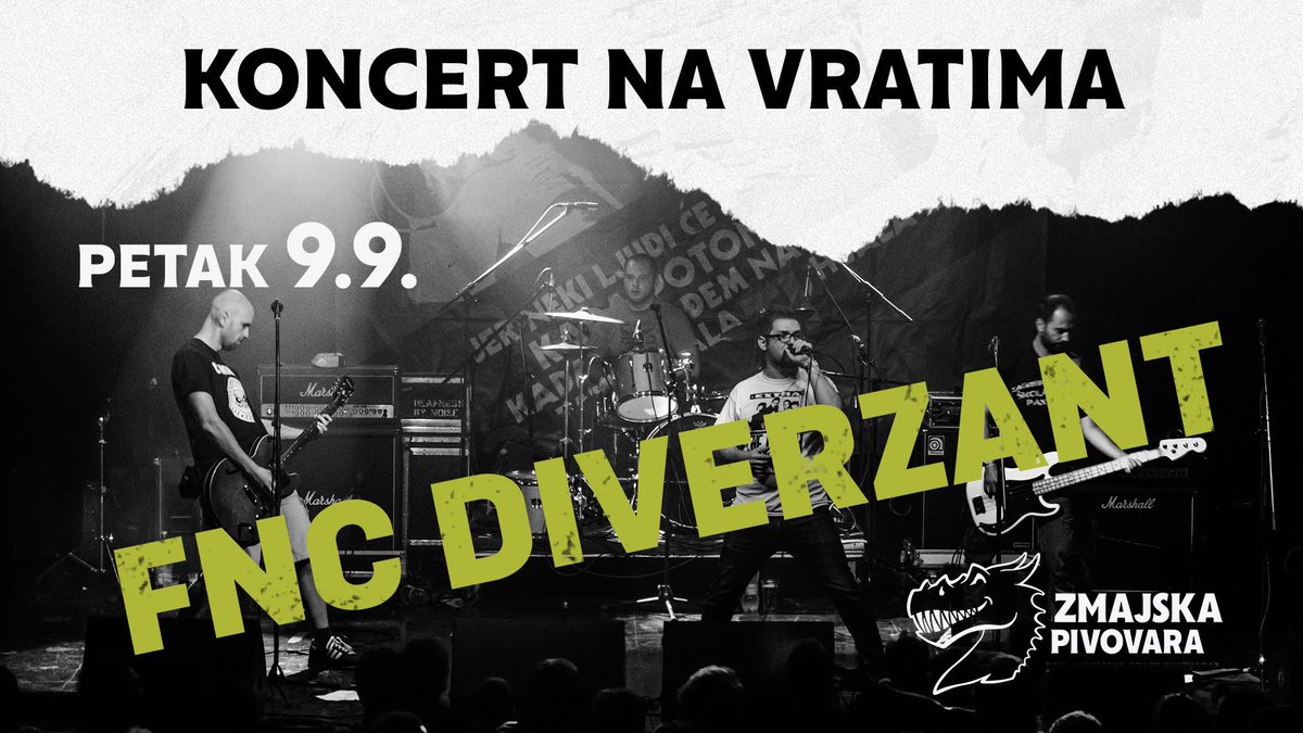 9.9.2022.sviramo na vratima <a href="/zmajskapivovara/">Zmajska Pivovara</a>. Rokamo nove i stare hitove! DIY punk, DIY pive i glasna mjuza! Vidimo se i ne kasnite jer počinjemo točno u 21h!