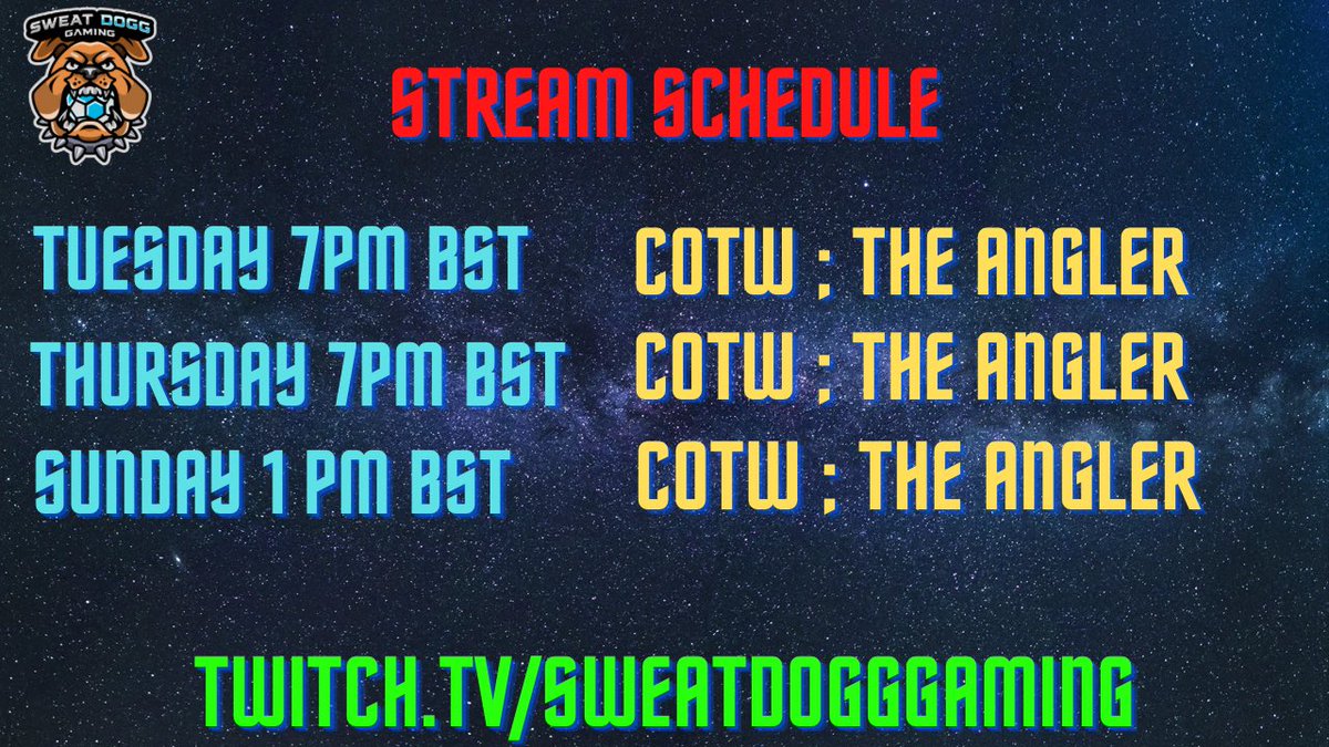 SweatD0gg's tweet photo. This weeks schedule looking pretty fishy!!
wouldnβt you say @COTWTheAngler π€π€π€
https://t.co/VyNf7vuaxP
#theAngler #angler #fishing #ukangler https://t.co/1oxdHF7LqF
