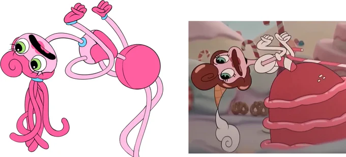 more Mommy Long Legs doing Baroness Von Bon Bon in (Cuphead Show) expressions, there's another post I wanna do and I'm done#cupheadshow #baronessvonbonbon #PoppyPlaytime #mommylonglegs 