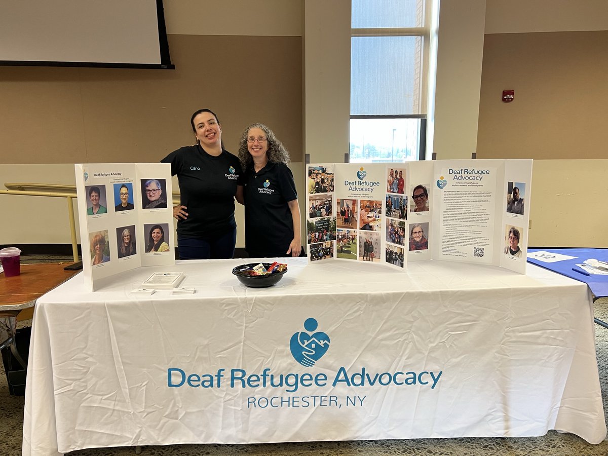 Caro and Diana at NTID/RIT Apple Festival