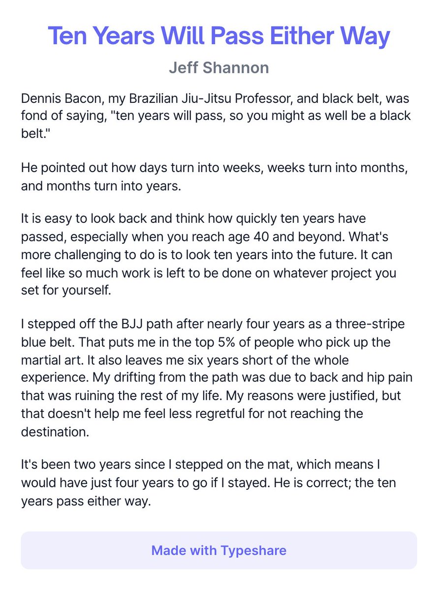 You can step off the path you're on but know the time will pass either way.