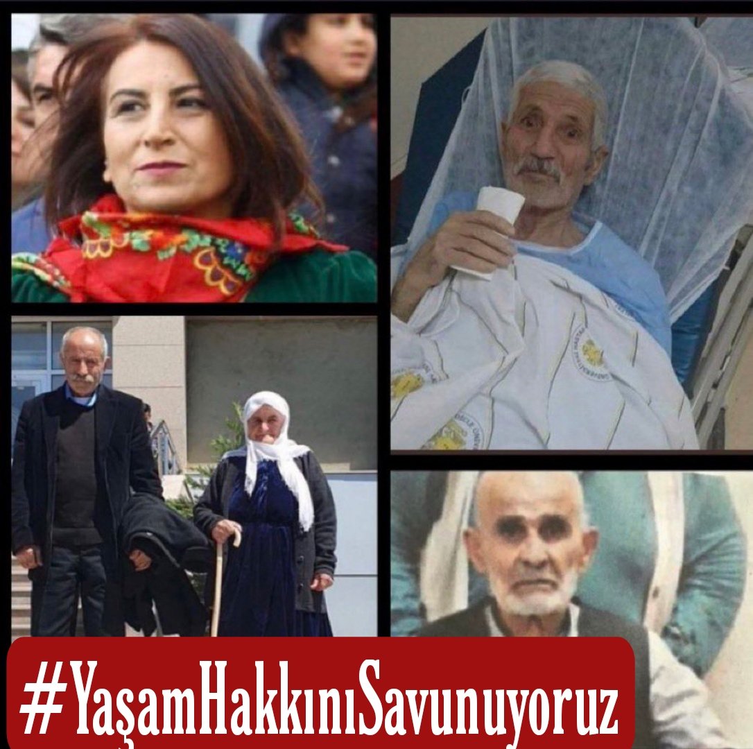 ilhan_comak's tweet photo. Hasta tutsaklar cezaevi koşullarında yaşam mücadelesi veriyor. 
Tedavi imkanına kavuşmaları için, durumu gün geçtikçe ağırlaşan hasta tutsakların cezalarının infazını ertelenmeli tedavi koşulları sağlanmalı.

#YaşamHakkınıSavunuyoruz https://t.co/topl232krU