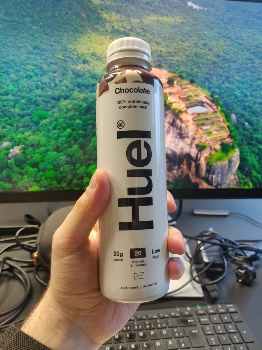 Just had huel for the first time. How did this become the canonical ea meme drink/food? It just tastes like weird thick protein shake. I petition that saturo should become the canonical ea meme drink instead.