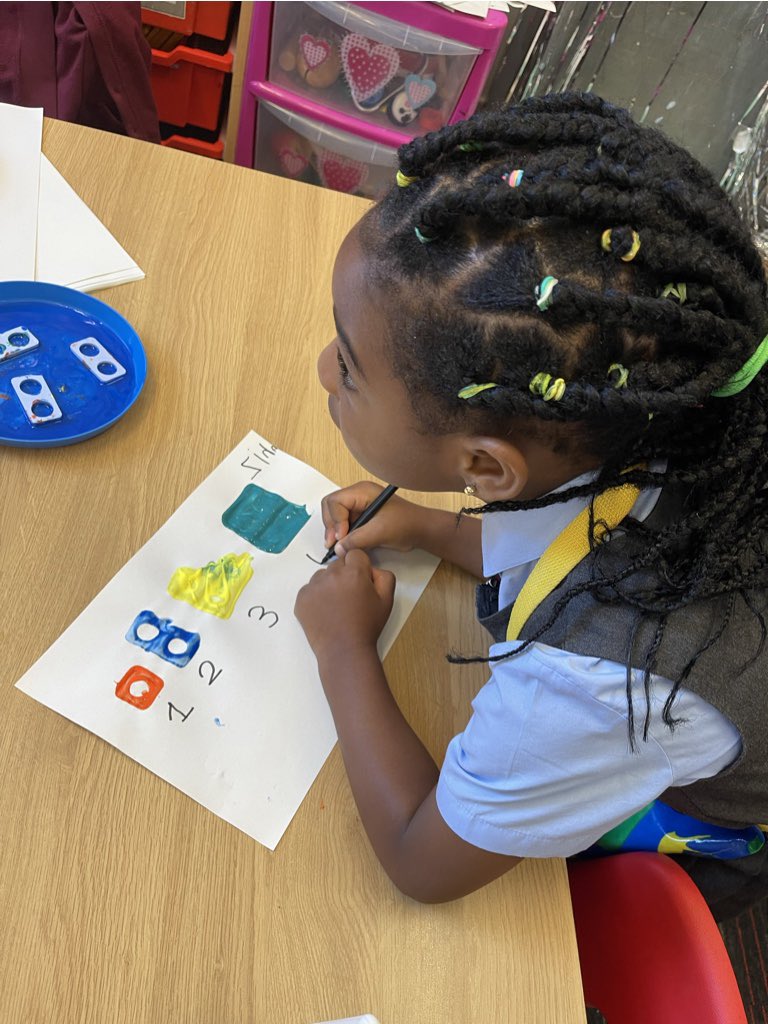 StCharlesGla's tweet photo. Our Primary 1 pupils were using their @Numicon to order and print their numbers today. The children enjoy using this resource in a variety of ways to help them in their #Numeracy sessions. #ConcretePictorialAbstract #PlayingWithMaths @glasgowcounts https://t.co/zYwHTGfk17