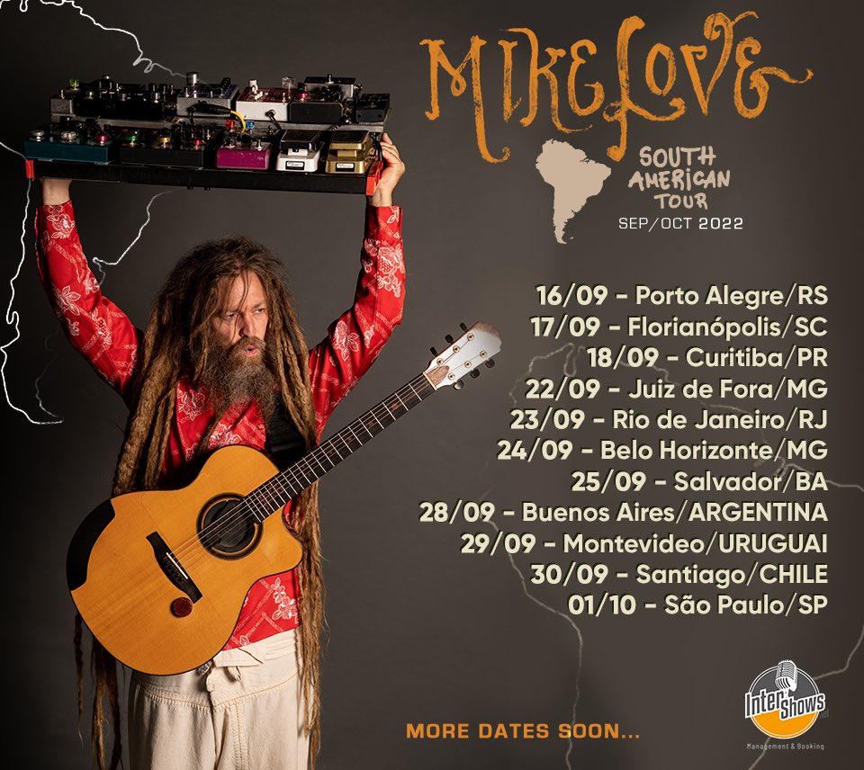 My return to South America is finally here! I’m so excited to visit so many new places with many more dates still to be announced. Where will I see you? Where else should I go?

Tickets and more info: mikelovemusic.com/#block-tou-r