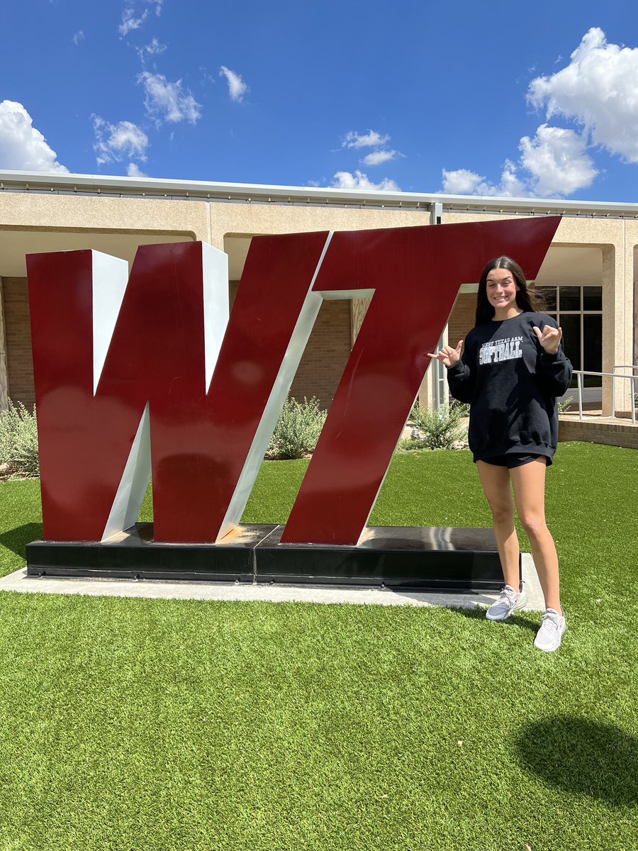 avery_cannon25's tweet photo. I am extremely blessed to announce that I have committed to continue my academic and softball career and West Texas A&amp;M University. Thank you  to my friends, family, coaches, and teammates for everything the last 10 years. Go Buffs! 🤙🏻🦬

@WTSoftball @pchsfriscosb @Premier16U https://t.co/jupJPOGdUk
