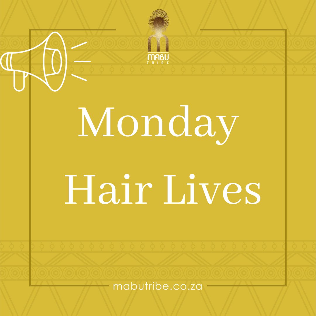 mabutribe's tweet photo. Hi Beautiful People. Join us tonight on MabuTribe instagram 8pm(SAST) for our  Monday Hair Lives session with MabuTribe founder @TlholoMabelane as she prepares her hair for the week and answers some of your biggest Q n A's .
#mabuTribe https://t.co/QrYxXZiPKG