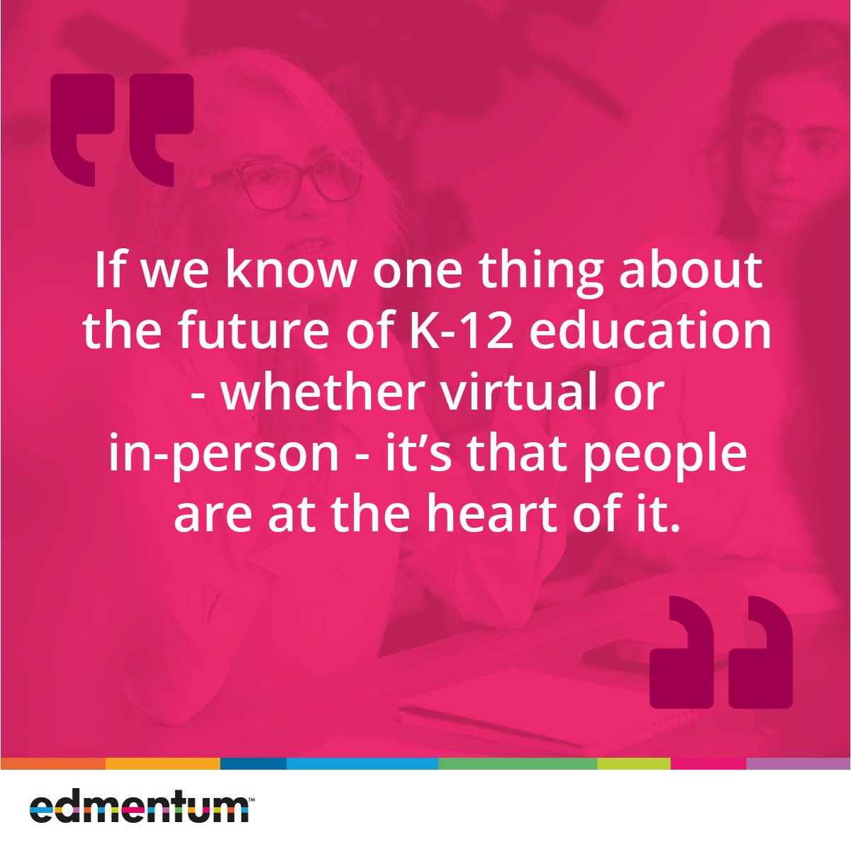 edmentum's tweet image. Access our whitepaper, “A Human-Centered Vision for Quality Virtual Learning,” for more information on three key themes that are central to the vision for quality #virtuallearning.

Discover the key themes in our whitepaper: bit.ly/3JY4IKd

#qualityvirtuallearning